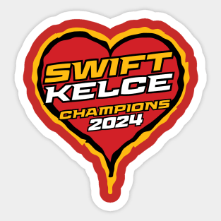 Swift Kelce Champions 2024 Sticker